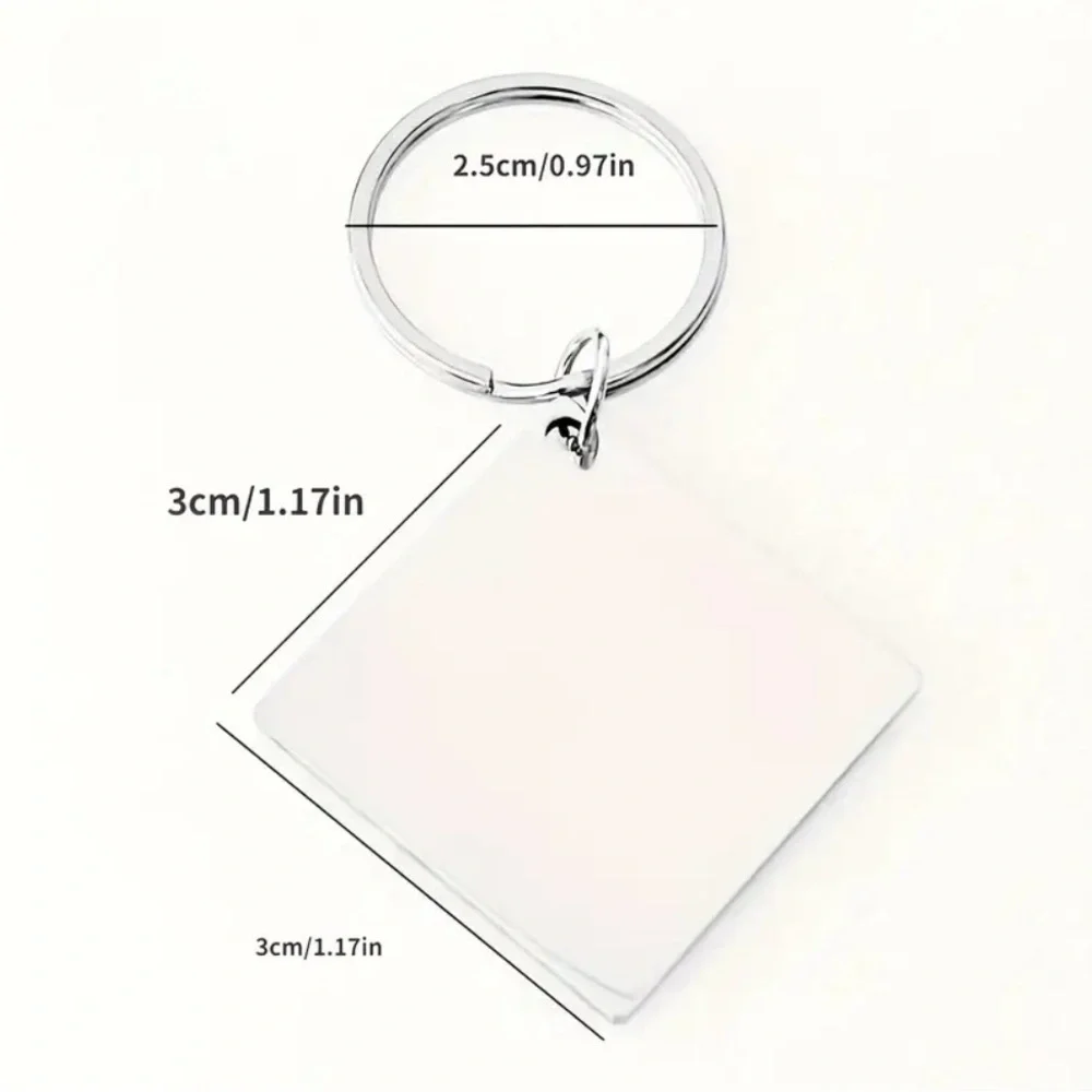 Funny Silver Keychain with Cartoon Design, NEW